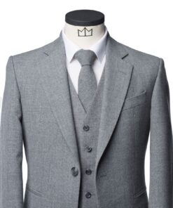 Alternative view of Lomond Grey Tweed Kilt Jacket and Waistcoat